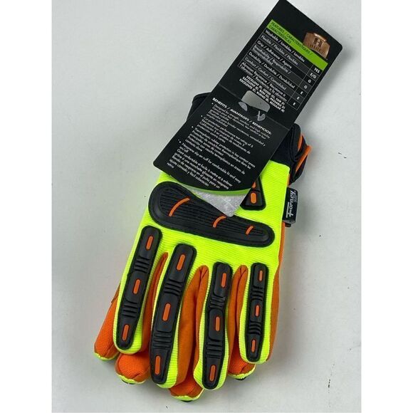 NWT Forney Hide Multi Task Impact Resistant Work Gloves Men Medium AT1750 - Picture 3 of 7